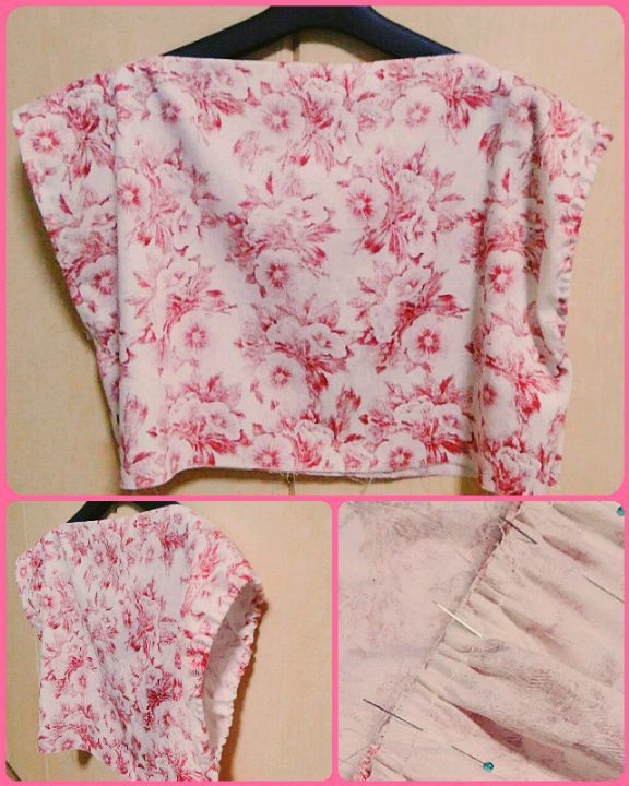 直線裁ちのペプラムブラウス思考 ピースケさんのお留守ばん 直線裁ちのペプラムブラウス思考 ピースケさんのお留守ばん