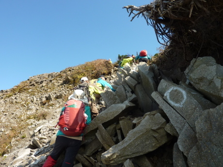 『紅葉の大山』 2日目 三鈷峰登山班_c0218841_20530730.jpg