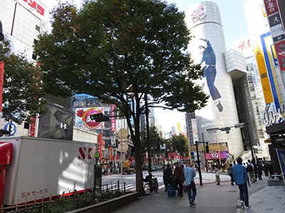 10月30日㈬の109前交差点_b0056983_12404793.jpg