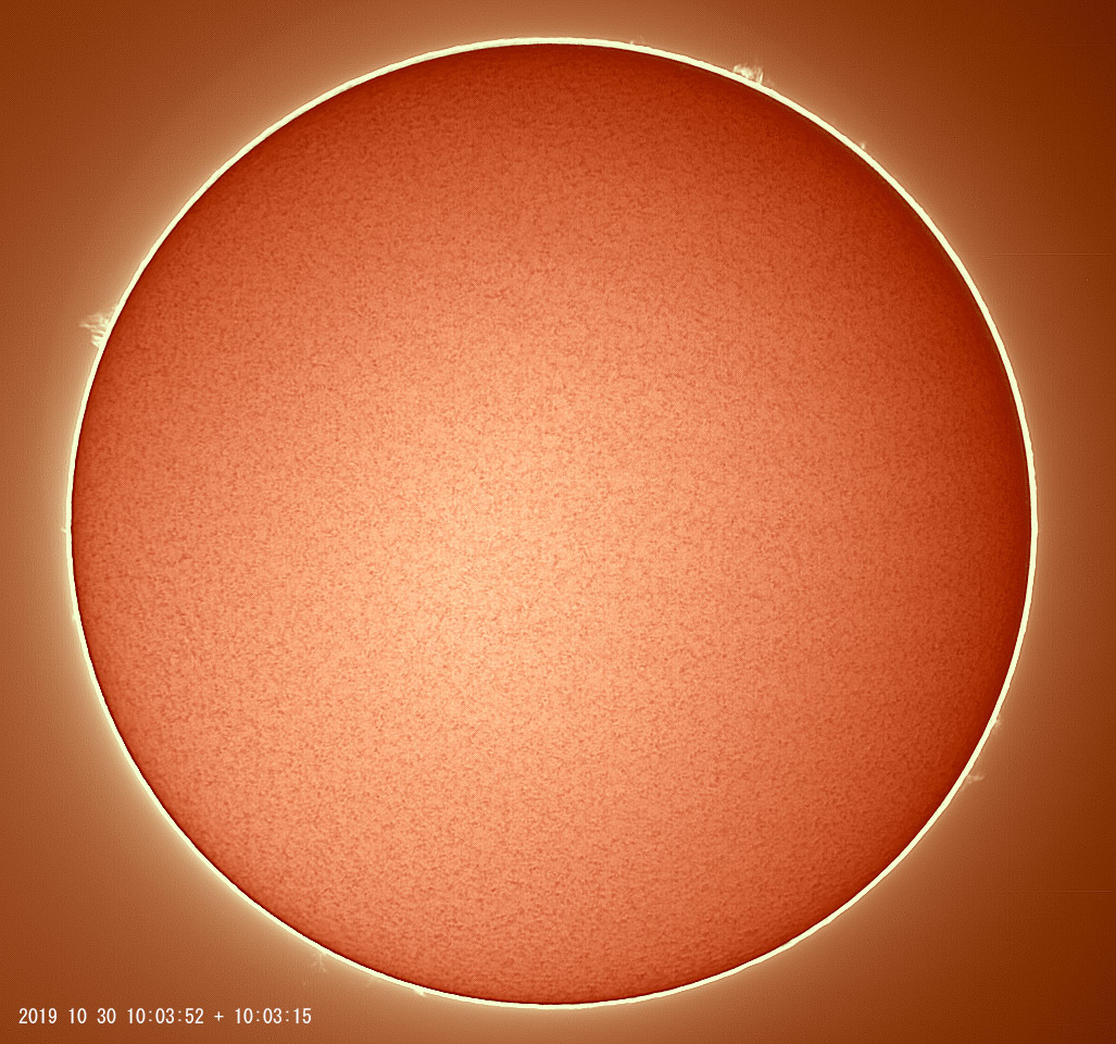 １０月３０日の太陽_e0174091_16365577.jpg