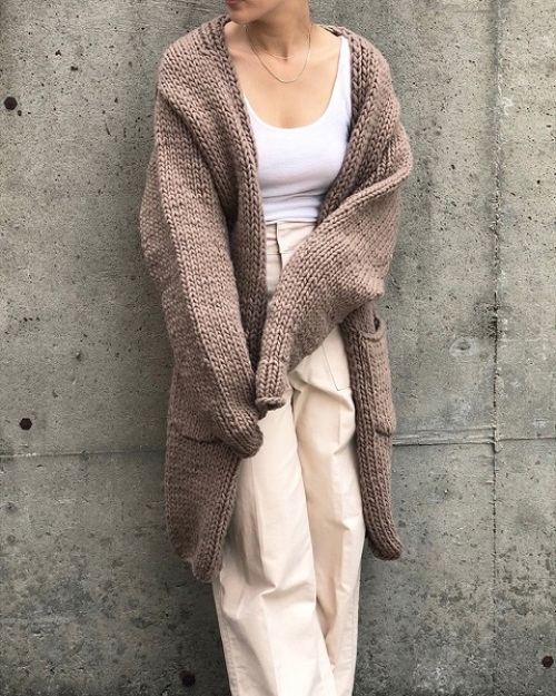 TODAYFUL Handknit Long Cardiganカーディガン