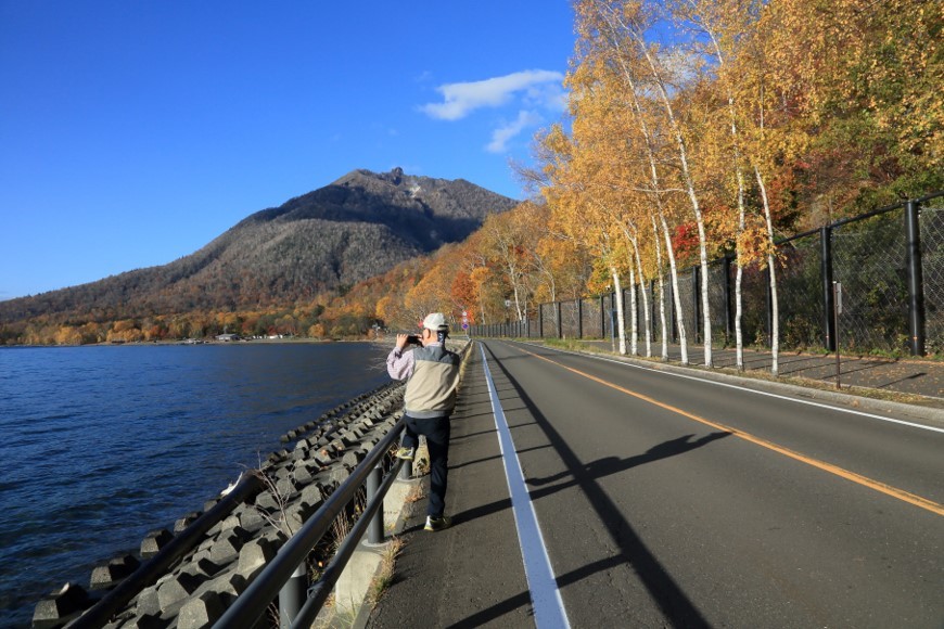  紅葉は終わりの樽前山、2019.10.28ー同行者からの写真ー_f0138096_22121288.jpg