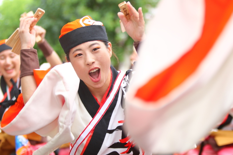 第66回よさこい祭り 本番2日目 菜園場競演場 國士舞双 その2_a0077663_09154844.jpg