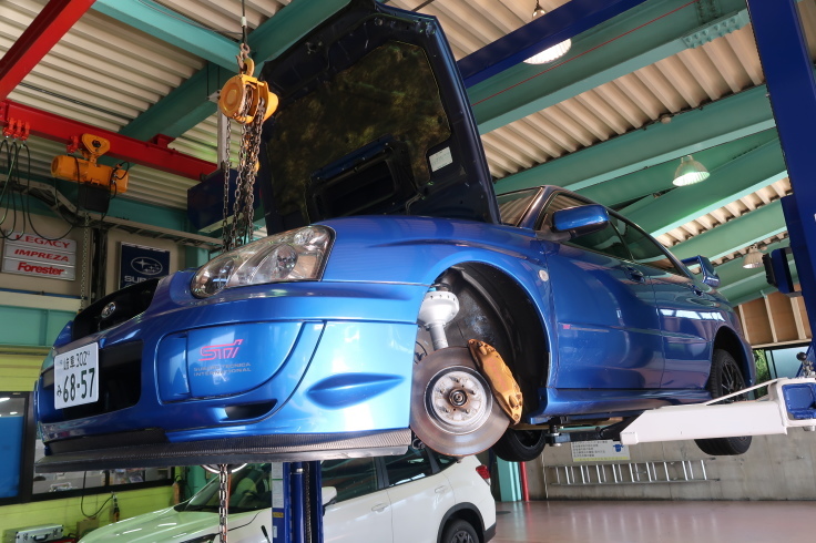 スバル最中とインプレッサWRXラリーカー_f0076731_21591699.jpg