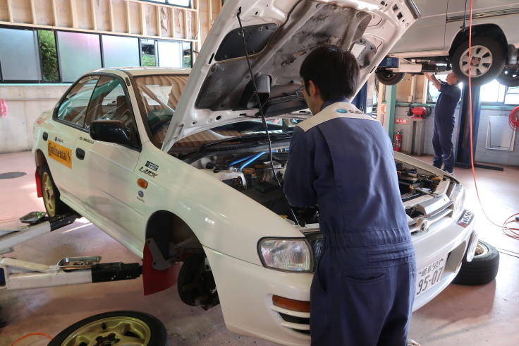 スバル最中とインプレッサWRXラリーカー_f0076731_21592491.jpg
