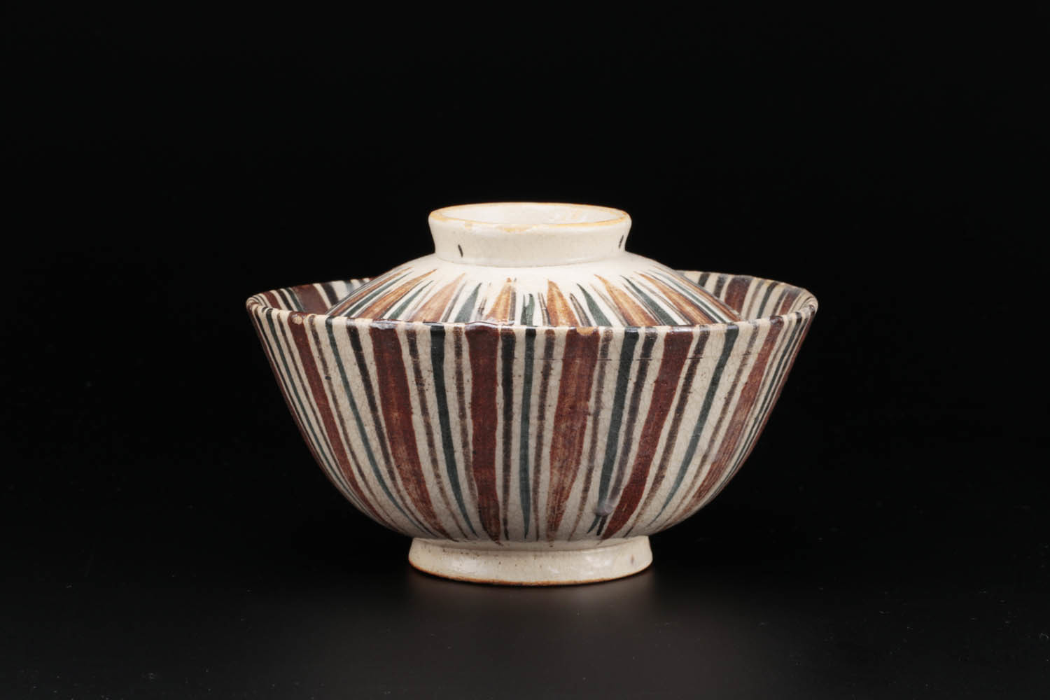 麦藁手 古瀬戸 幕末 蓋付き向付