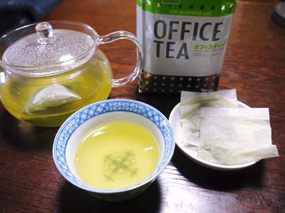 菊池水源茶 ティパック入り煎茶「オフィスティー」販売開始!_a0254656_17455137.jpg