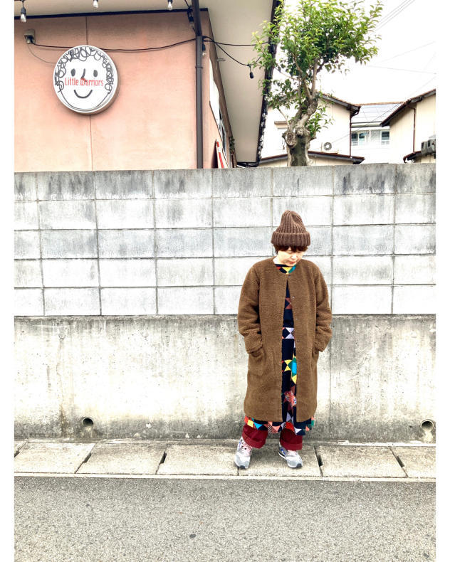 【ARMEN WORKWEAR】NO COLLOR LONG COAT_d0000298_19272886.jpg