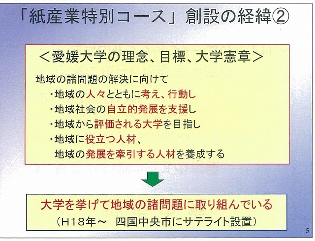 「富士市CNFプラットフォーム設立記念セミナー」で感じた真に地域産業に必要な高等教育機関 ~愛媛大学紙産業イノベーションセンターの取組みから~_f0141310_22452803.jpg