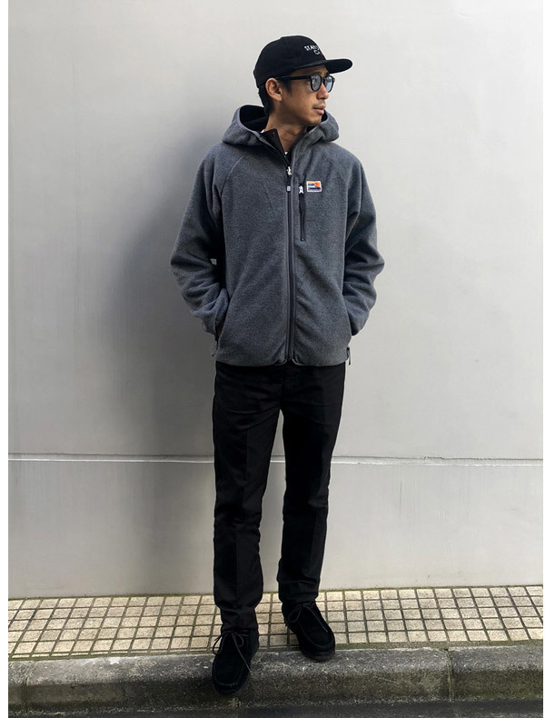 【DELIVERY】 STANDARD CALIFORNIA - Reversible Stretch Fleece Jacket / DLS L3_a0076701_12241281.jpg