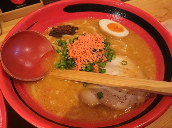 11/5 えびそば一幻新宿店 そのまま味噌太麺 & そのまま塩太麺 各¥830_b0042308_12474603.jpg