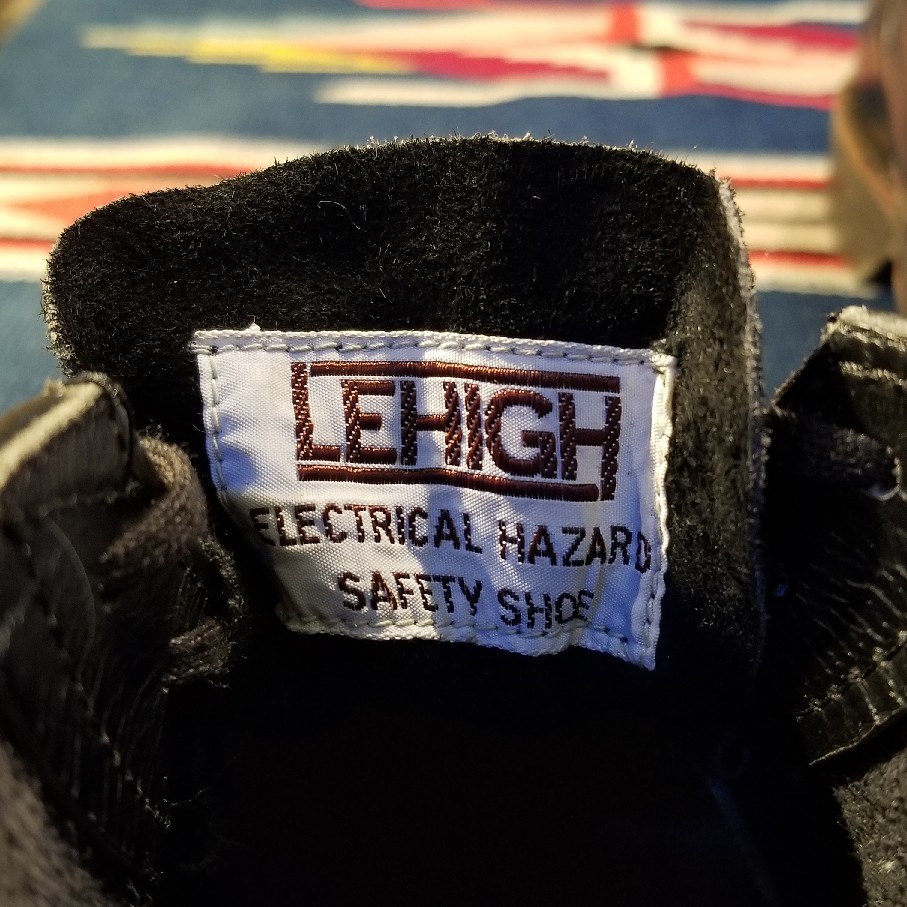 1970's " LEHIGH " ELECTRICAL HAZARD SAFETY SHOE!! BAYSON BLOG