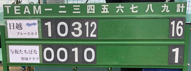 11月4日練習試合結果!vs与板たちばな野球クラブさん_b0095176_11153590.jpeg