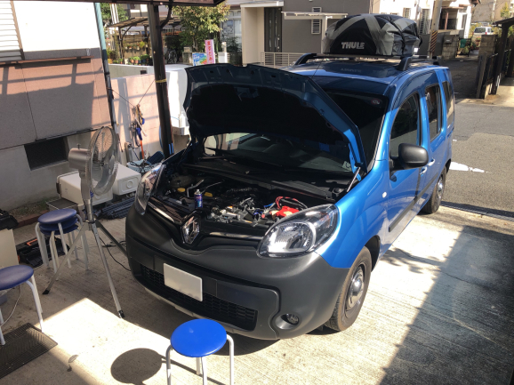 カングー 2/1.2t/EDCアーシング施工_f0032891_15512475.jpg