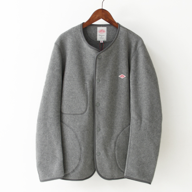 DANTON [ダントン] M\'s FLEECE NOCOLLAR JACKET [JD-8939] フリースノーカラージャケット・カーディガン・羽織り・メンズ・男性用・MEN\'S_f0051306_11314397.jpg