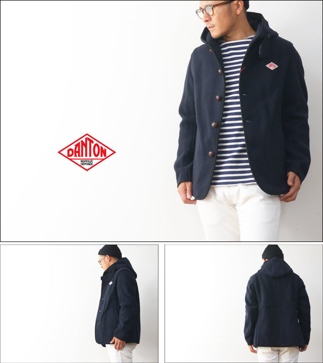 DANTON [ダントン] WOOL MOSSER HOODED WORK JACKET [JD-8455WOM