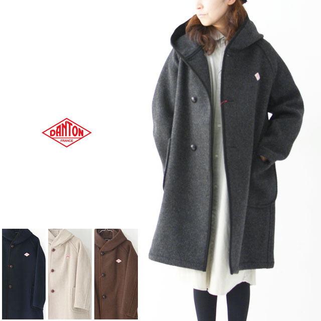DANTON [ダントン] W's WOOL MOSSER COAT ウールモッサー コート