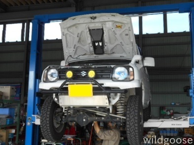JB23ジムニー ゴムブーツ交換中(^O^)_c0213517_12183943.jpg