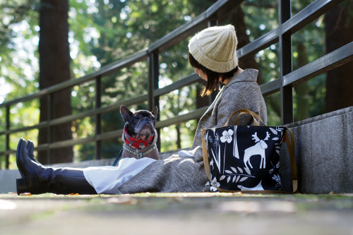 「reversible bag \"light\"」にファスナートップ_e0243765_15271803.jpg