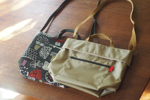 「reversible bag \"light\"」にファスナートップ_e0243765_15293812.jpg