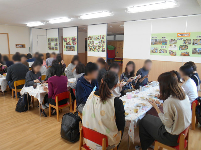 うさぎ組・りす組 給食懇談会_e0148419_1646208.jpg