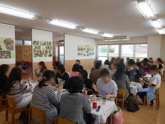 うさぎ組・りす組 給食懇談会_e0148419_1646521.jpg