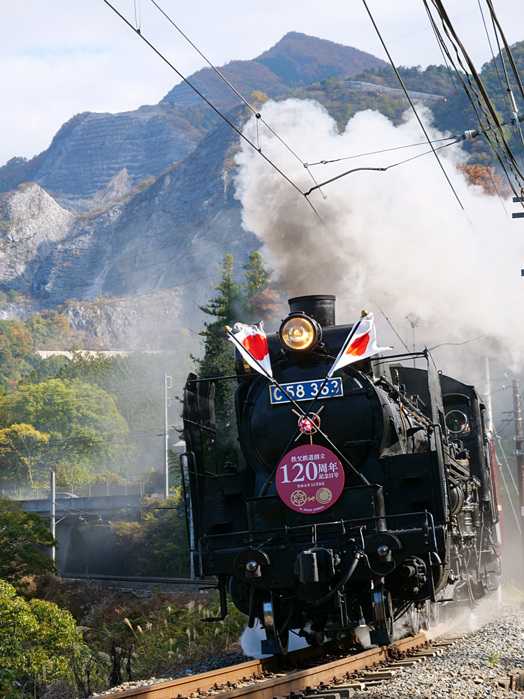 秩父鉄道創立120周年記念日号 : 風任せ自由人