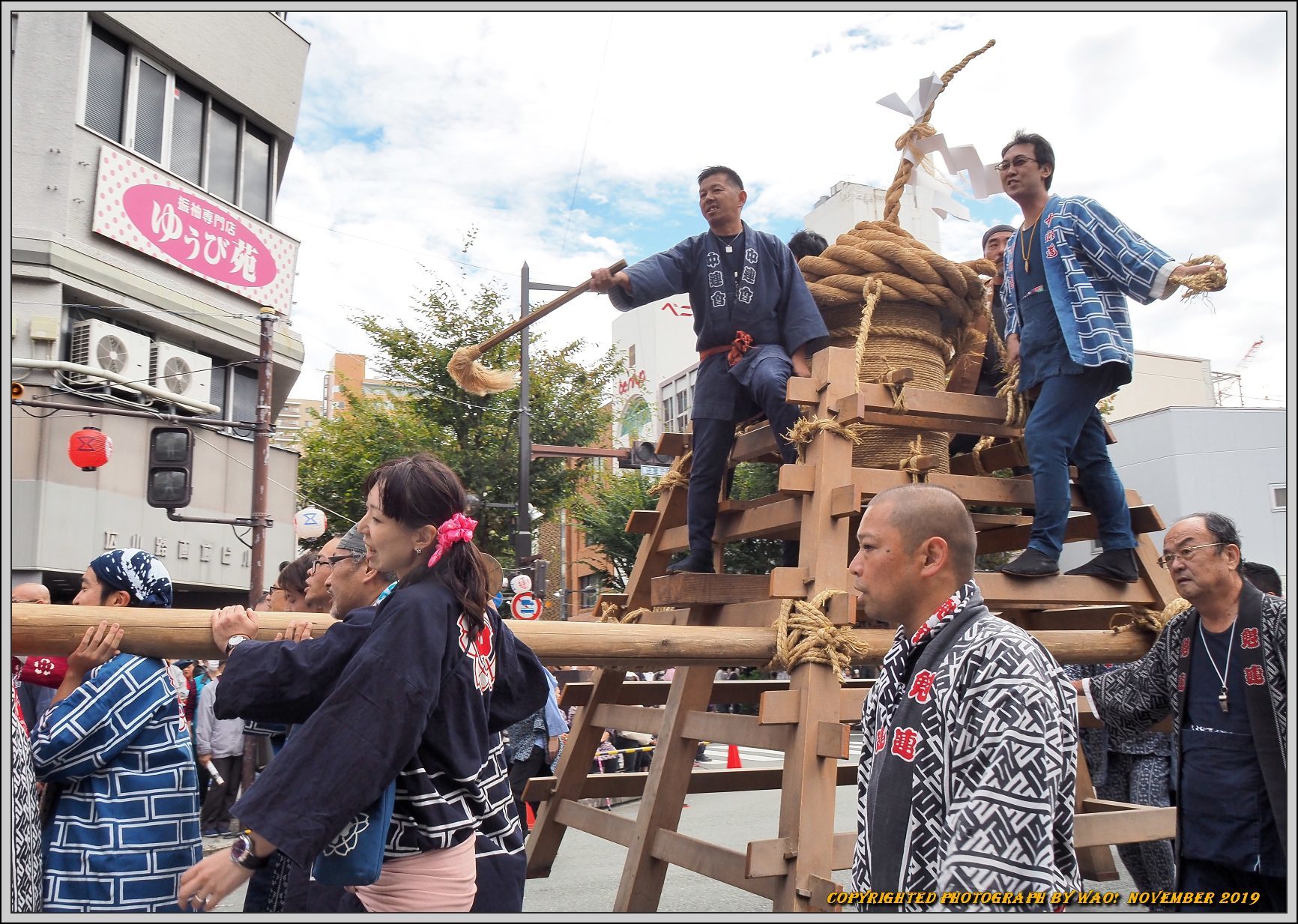 豊橋まつり（2019）舞らん行列　祭御輿連－２_c0198669_18114082.jpg