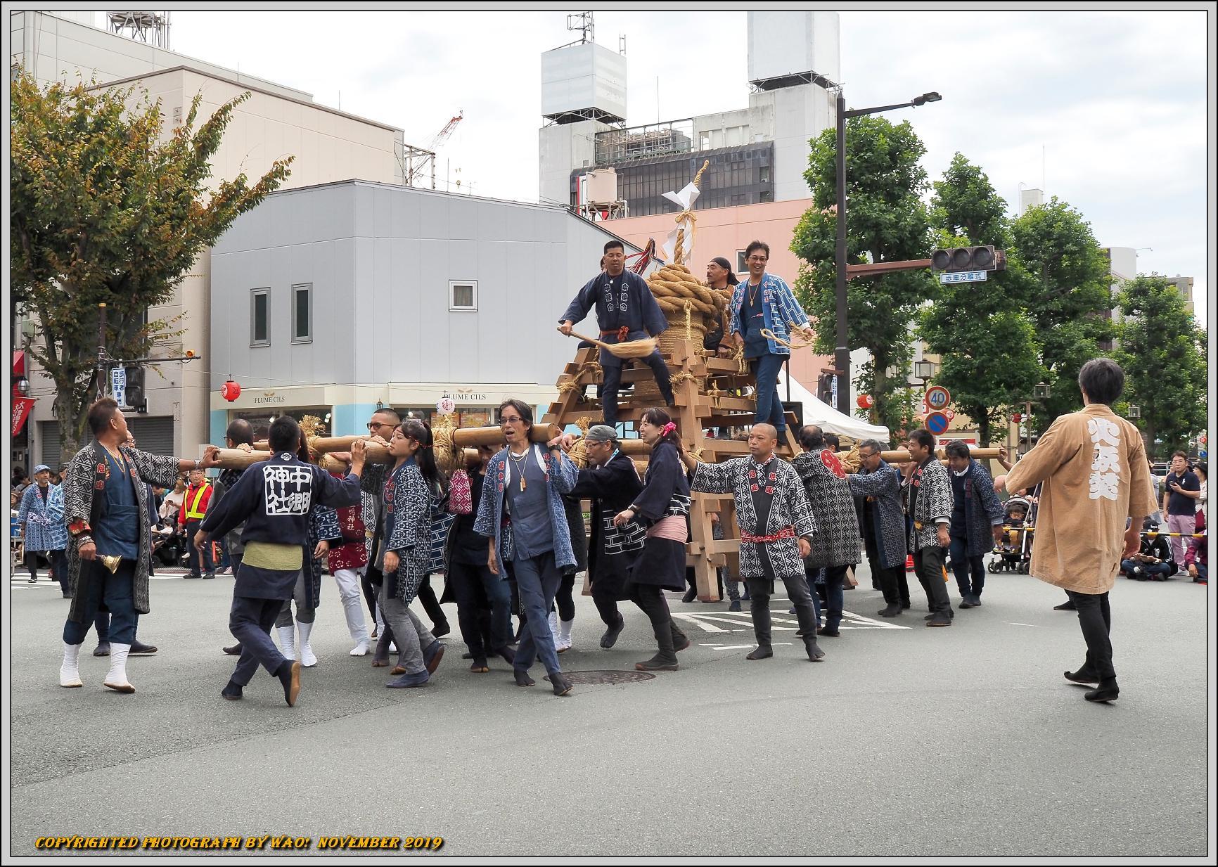 豊橋まつり（2019）舞らん行列　祭御輿連－２_c0198669_18120586.jpg