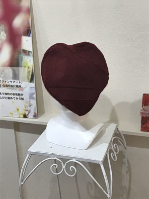ハギレ活用☆ハートのベレー帽_e0302491_10265136.jpg