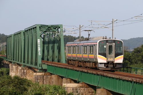 新潟の115系を撮りに行く その10 信濃川分水橋りょうにて115系撮影 19 08 27 こちら運転担当配車係2