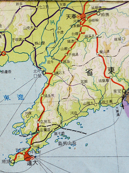 満鉄所管鉄道略図 多色刷り 南満洲鉄道(株)産業部資料室調製 昭和11年 : 古書 古群洞 kogundou60@me.com  検索窓は右側中央にあります。検索文字列は左詰めで検索して下さい。（文字列の初めに空白があると検索出来ません）