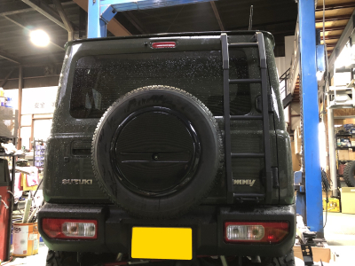新型ジムニー、ジムニーシエラ用、ルーフラック&リアラダー☆_a0143349_22510433.jpg