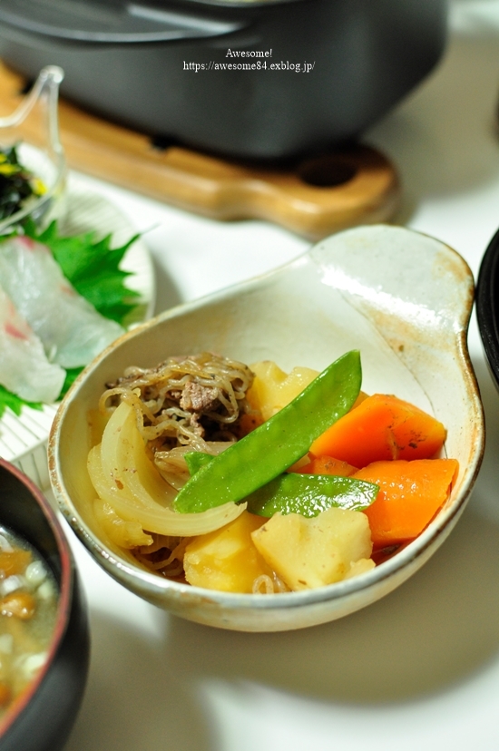 満月が綺麗だった昨夜の晩ご飯_e0359481_22522470.jpg