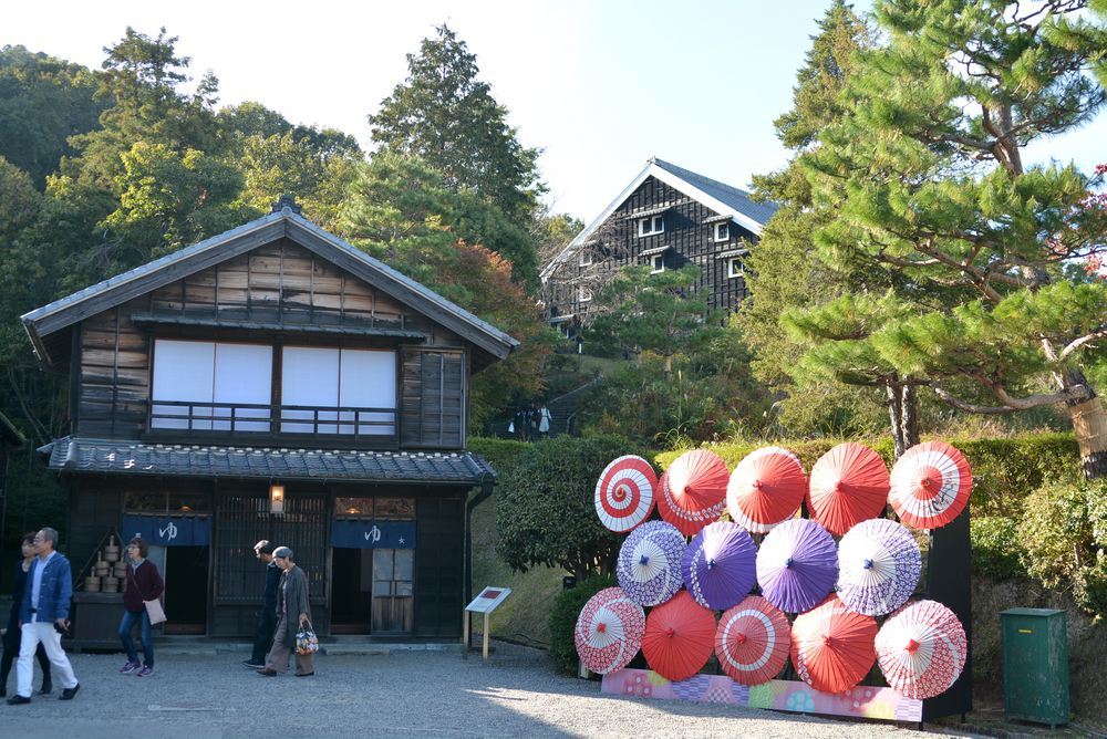 呉服座前 和傘の灯り_e0373930_20262430.jpg