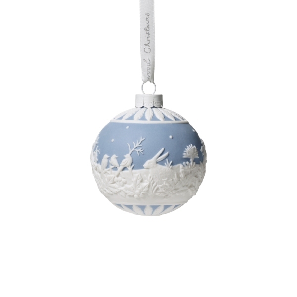 ウェッジウッド ジャスパー クリスマスオーナメント 2016 ブルー WEDGWOOD - ウェッジウッド 2016ホリデーオーナメント