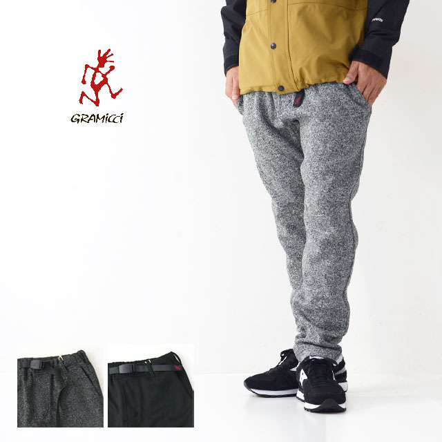 GRAMICCI [グラミチ] BONDING KNIT FLEECE SLIM PANTS [GMP-19F015 