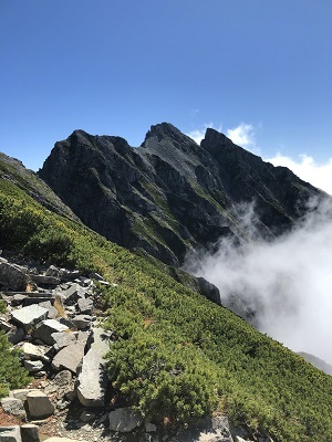 前穂高岳~奥穂高岳。北アルプスへ行ってきました!_d0198793_16020735.jpeg