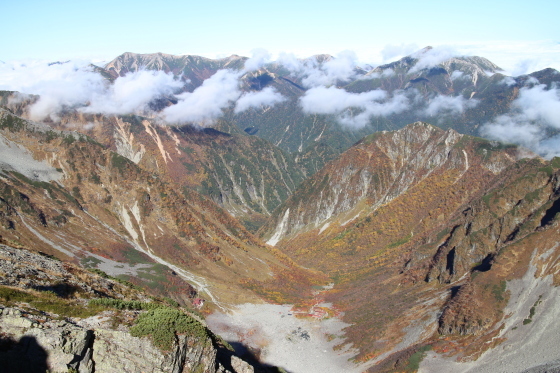 前穂高岳~奥穂高岳。北アルプスへ行ってきました!_d0198793_16413463.jpg
