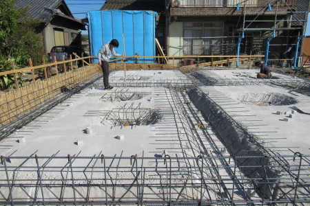 「駒場の家」基礎配筋_b0179213_18094409.jpg