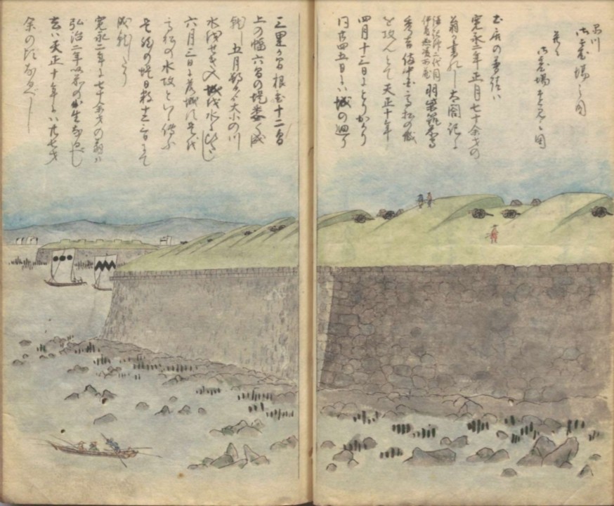 写真追加:港区三田を行くシリーズ(2)「幽霊地蔵」※高輪築堤石積確認、お台場追記、八ツ山橋、鉄路敷設写真、幽霊通った飴屋のあった二本榎・地蔵元位置の芝浜と東海道沿いに海に通された鉄路の浮世絵他を追記_b0116271_00460059.jpg