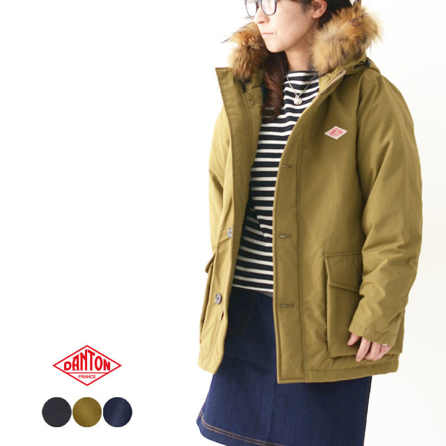 Danton DANTON ダントン WOMEN'S JD-8532 LAS フード ファー