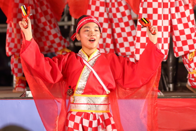 第66回よさこい祭り 後夜祭 上町よさこい鳴子連 その5_a0077663_17443900.jpg