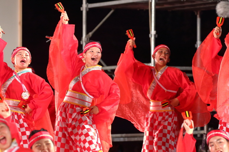 第66回よさこい祭り 後夜祭 上町よさこい鳴子連 その5_a0077663_17443982.jpg