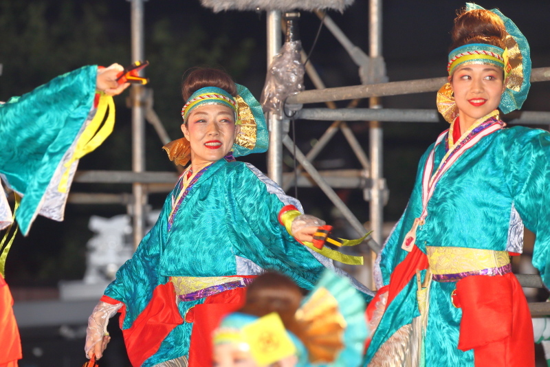 第66回よさこい祭り 後夜祭 旭食品 その1_a0077663_17462027.jpg