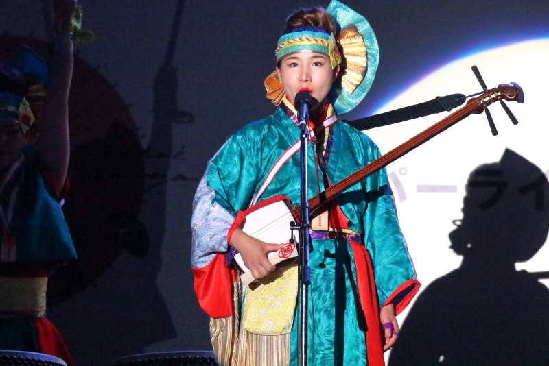 第66回よさこい祭り 後夜祭 旭食品 その1_a0077663_17462095.jpg
