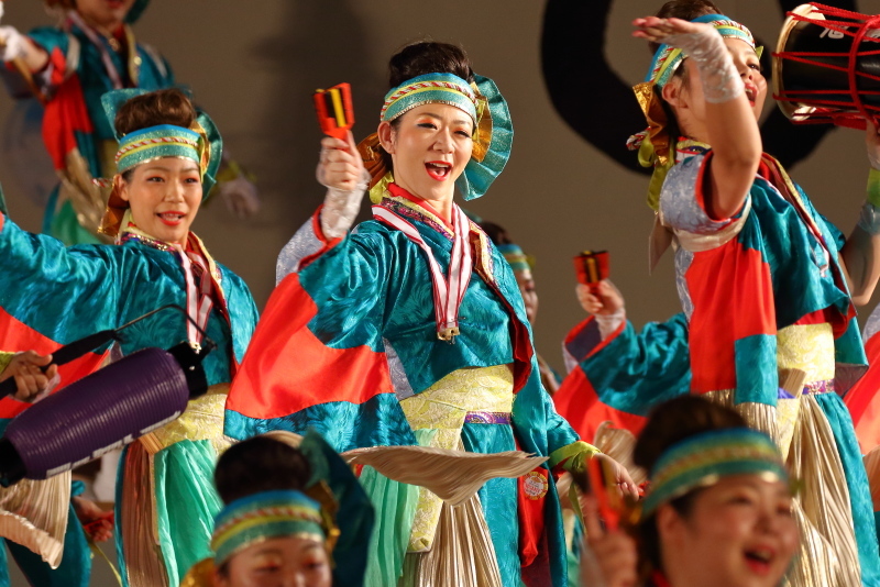 第66回よさこい祭り 後夜祭 旭食品 その1_a0077663_17462194.jpg