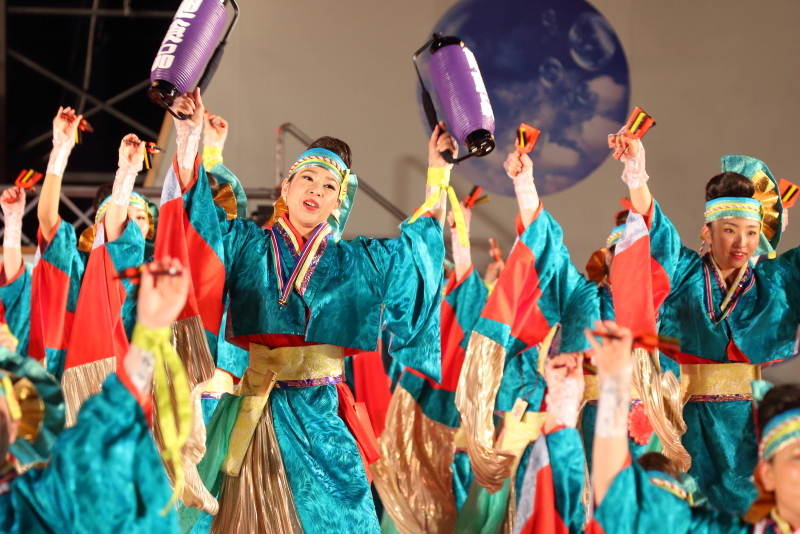 第66回よさこい祭り 後夜祭 旭食品 その2_a0077663_17481150.jpg