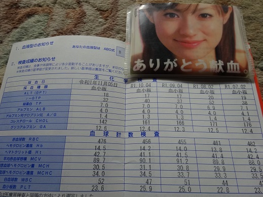 献血335回目と血液検査結果 双 極の調べ 献血335回目と血液検査結果 双 極の調べ