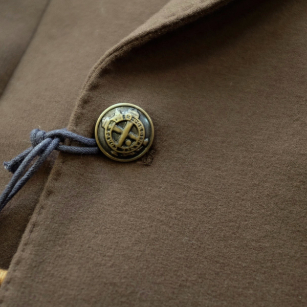 J7077 新品 チルコロ1901ストレッチジャージージャケット ブラウン 48 J7077 新品 チルコロ1901ストレッチジャージージャケット ブラウン 48